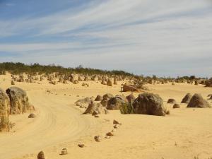 The Pinnacles driving track.